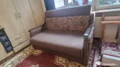 Canapea extensibilă 2 locuri cu ladă – pat 140x200 cm (Zona Șincai / Tineretului)