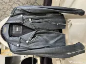 Jachetă biker piele naturală Zara
