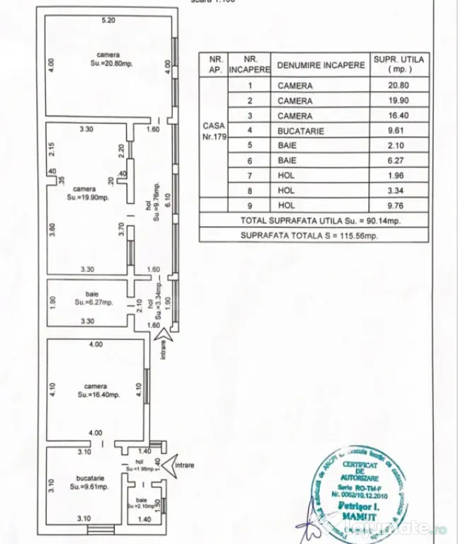 Teren 708 mp | casă demolabilă | front 14m x 40m | P+1E+M - Timisoara (Timis)