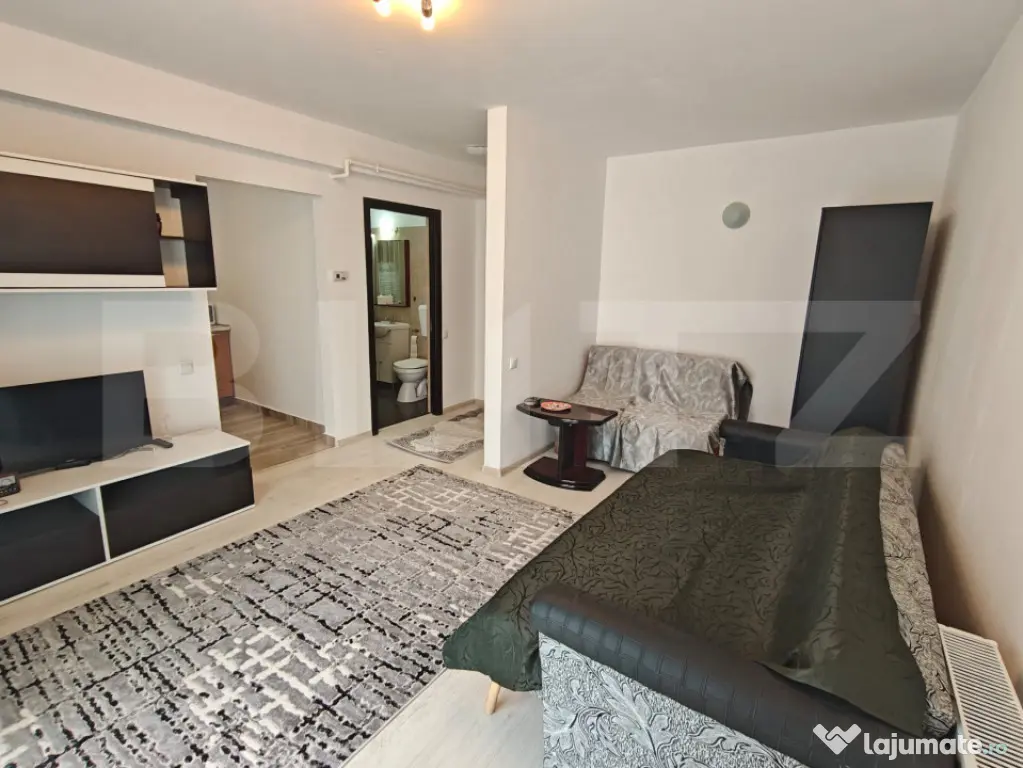Apartament cu o camera, renovat, parcare, zona Cetatii - Floresti (Cluj)