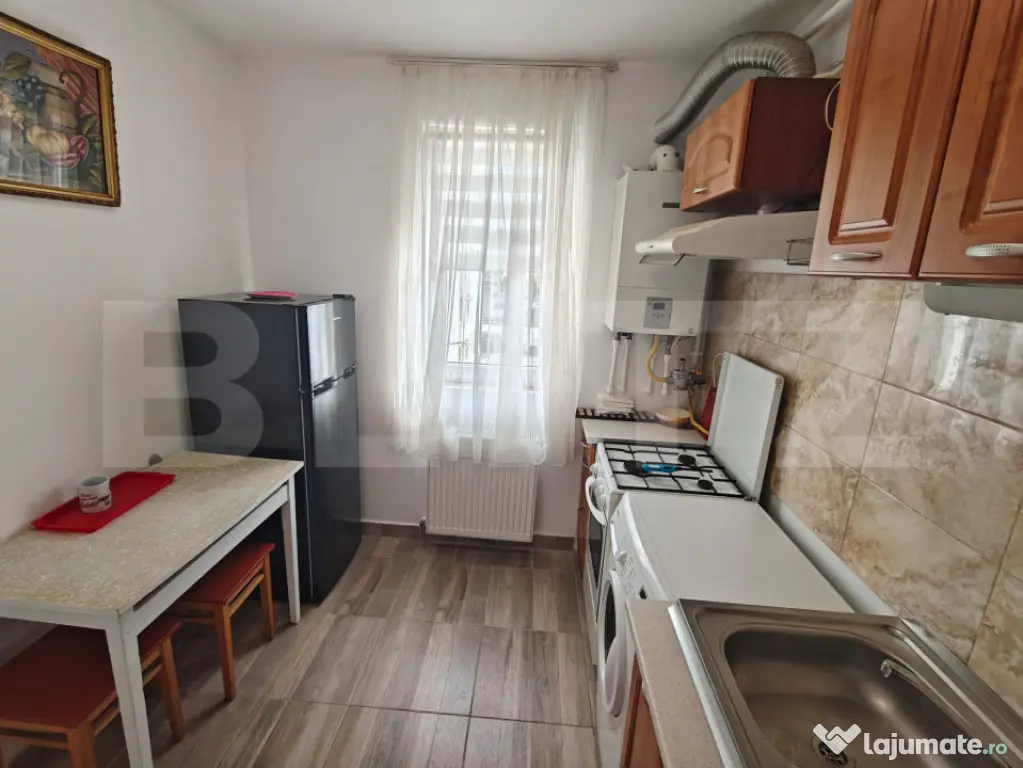 Apartament cu o camera, renovat, parcare, zona Cetatii - Floresti (Cluj)