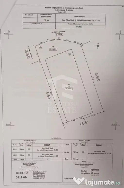 Teren intravilan 712 mp | Eforie Nord | Zonă centrală - Eforie Nord (Constanta)