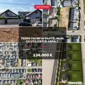 Teren 790 mp in Pantelimon, cu utilitati si asfalt. 