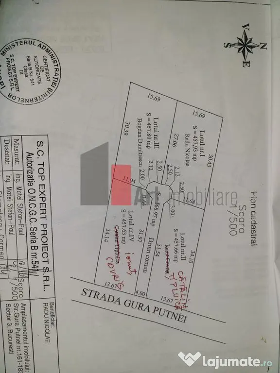 Teren intravilan Titan Parcul Teilor - Bucuresti (Bucuresti-Ilfov)