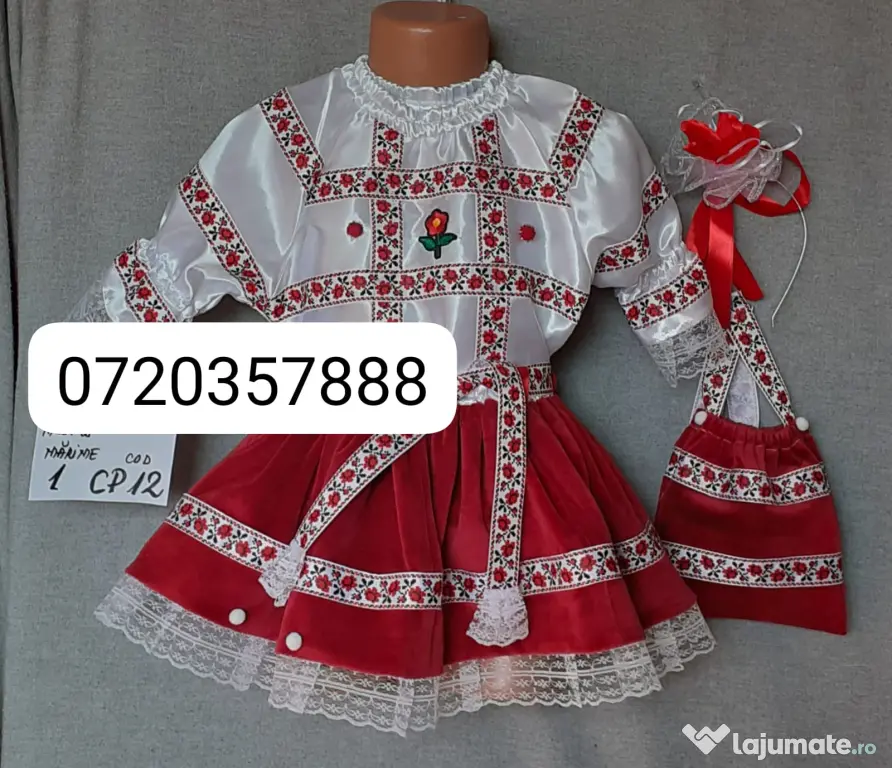 Costum popular pentru copii 2ani ,135 lei