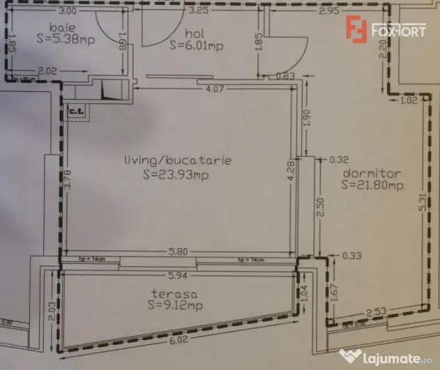 Apartament cu 2 camere de inchiriat | Zona Soarelui | - Timisoara (Timis)