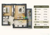 Apartament 2 camere - zona Pallady 