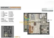 Apartament cu 2 camere si balcon in Popesti Leordeni 