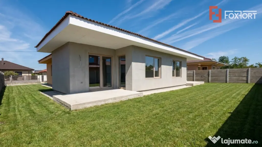 Duplex cu 3 camere si teren de 322 mp, toate utilitatile zon - Mosnita Noua (Timis)