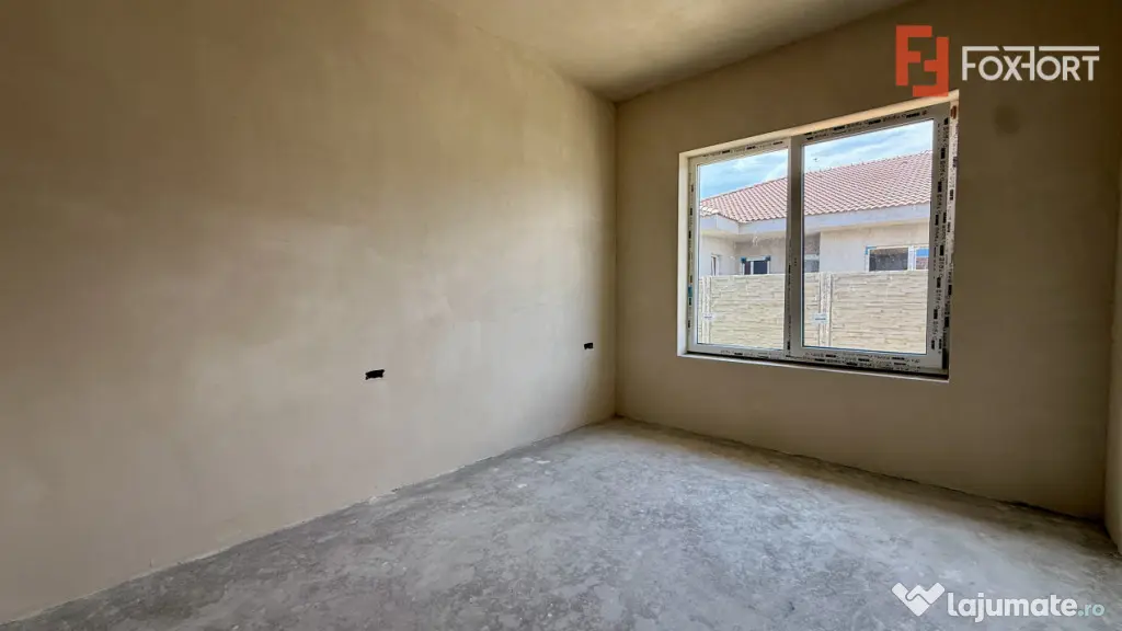 Duplex cu 3 camere si teren de 322 mp, toate utilitatile zon - Mosnita Noua (Timis)