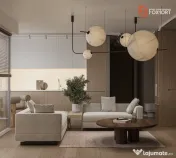 Apartament cu 2 camere, etaj intermediar, finisaje la aleger 