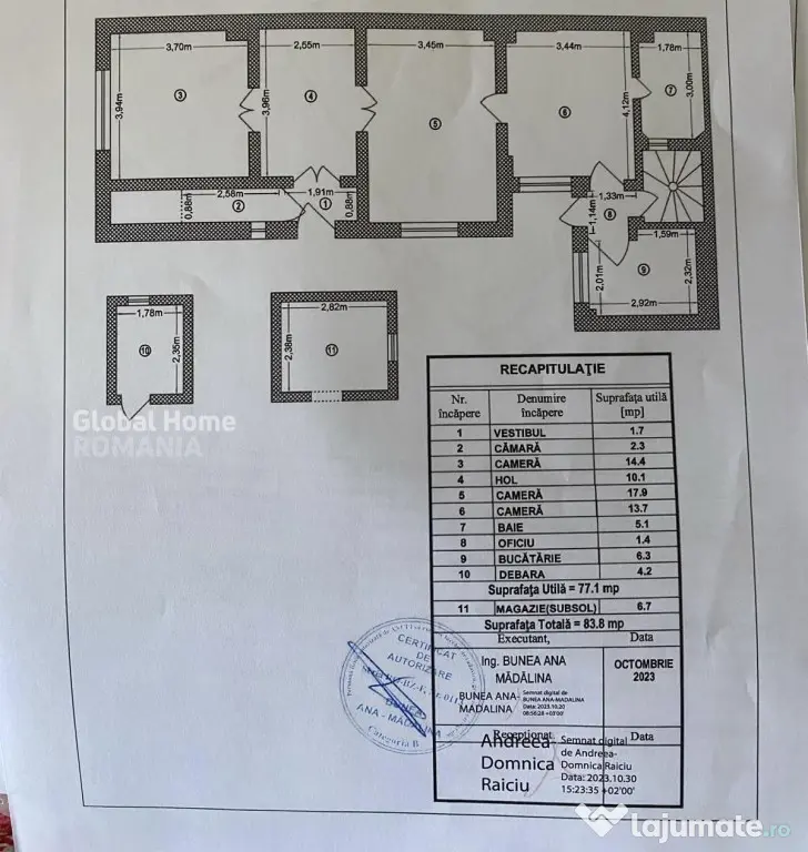 Apartament in vila | Piata Alba iulia - Decebal | parter din - Bucuresti (Bucuresti-Ilfov)