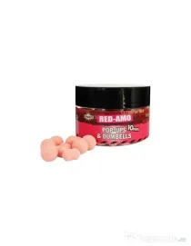 Dynamite Baits Pop-Up & Dumbells Red Amo Fluo Pink, 15mm