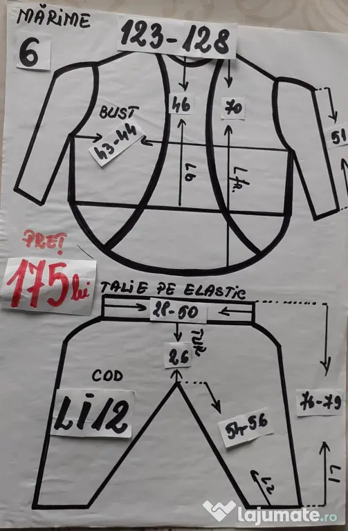 Costum (Greiere)Licurici pentru copii 145 lei
