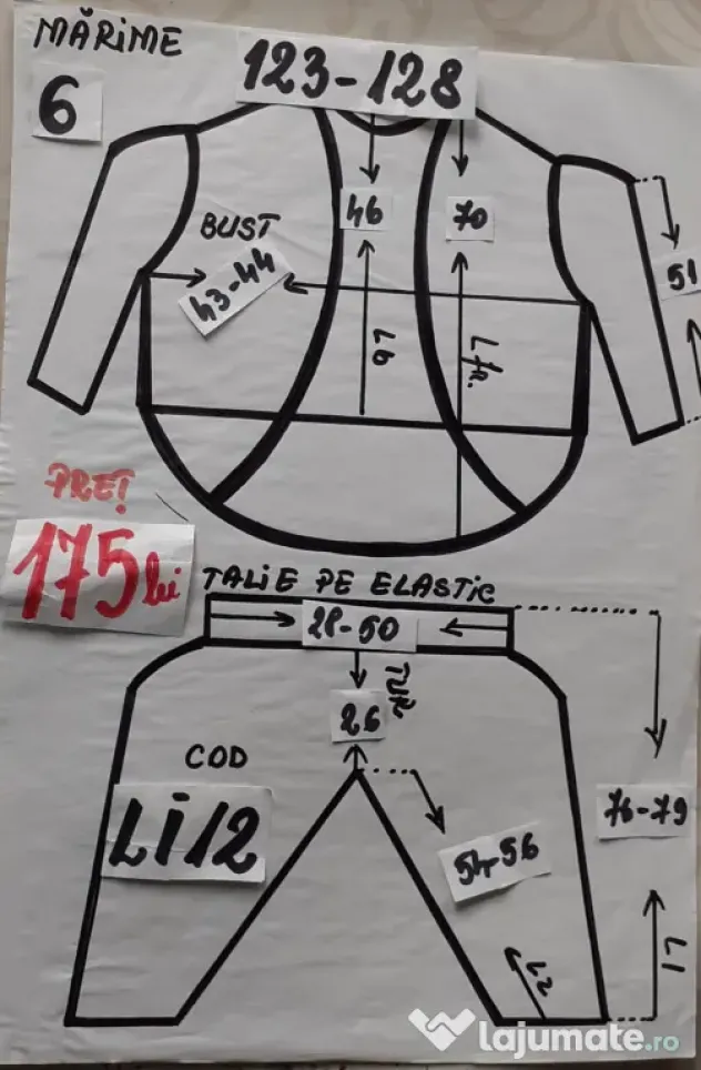 Costum (Greiere)Licurici pentru copii 145 lei