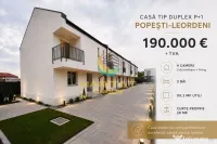 Vânzare Casa Înșiruită | 118 mp | P+1 | Popești Leordeni 