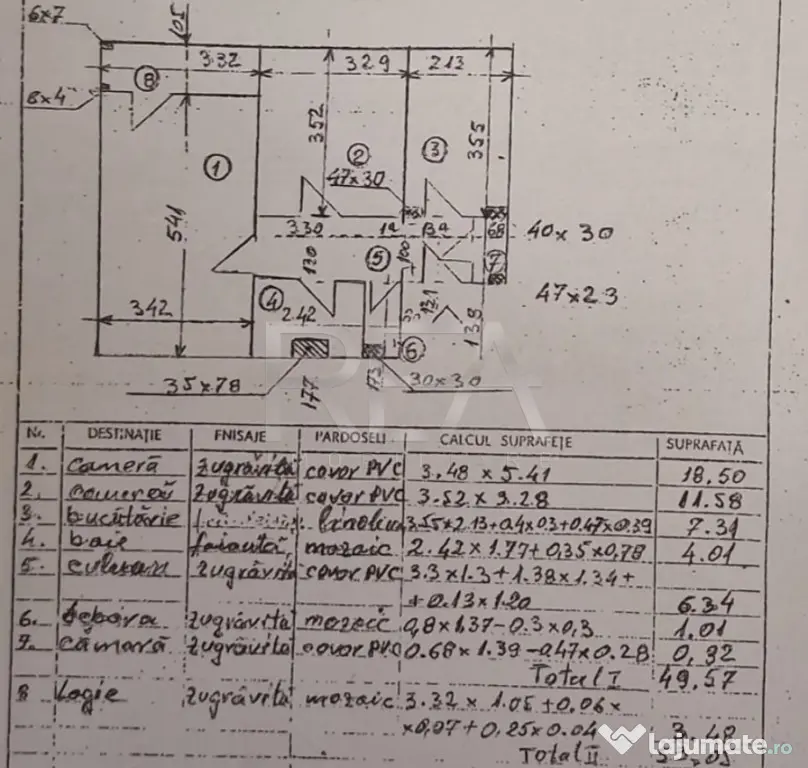 2 camere, 4/10, 54mp, bloc 1979-Lujerului-Parcul Liniei - Bucuresti (Bucuresti-Ilfov)