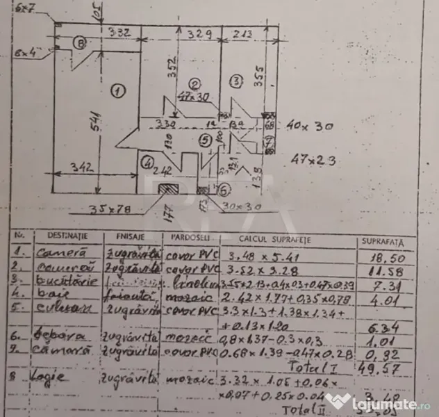 2 camere, 4/10, 54mp, bloc 1979-Lujerului-Parcul Liniei - Bucuresti (Bucuresti-Ilfov)