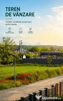 Teren Ovidiu 420 mp - toate utilitățile