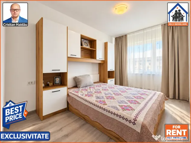De inchiriat: Apartament 3 camere | Bloc nou | Mall Grand Arena - S4