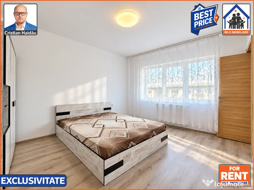 De inchiriat: Apartament 3 camere | Bloc nou | Mall Grand Arena - S4