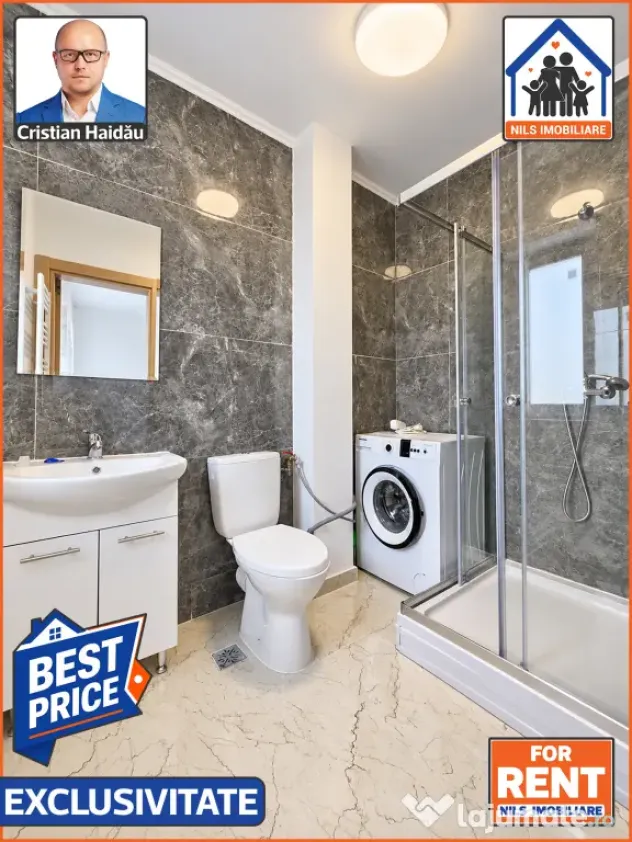 De inchiriat: Apartament 3 camere | Bloc nou | Mall Grand Arena - S4