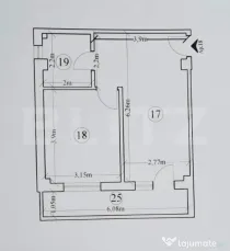 Apartament 2 camere, 43 mp, zona Hlincea