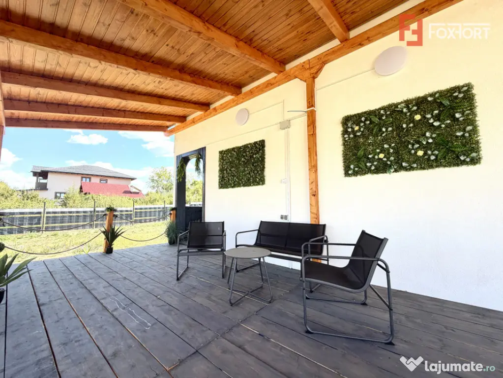 Oportunitate Casa individuala mobilata, teren 612 mp, langa - Fardea (Timis)