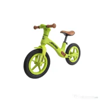 Bicicleta fara pedale pentru copii IRUIQI, roti de cauciuc si scaun reglabil, +3ani, verde Z-TOOLS / ZTS8256 