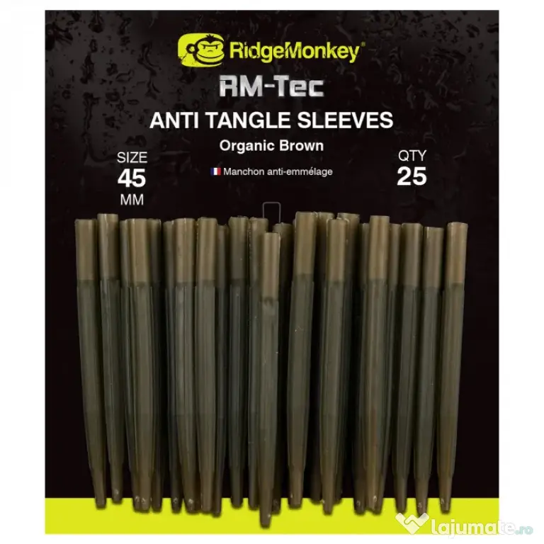 Conuri anti tangle Ridgemonkey Connexion Organic Brown, Long
