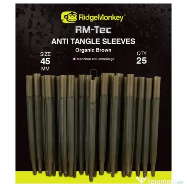 Conuri anti tangle Ridgemonkey Connexion Organic Brown, Long