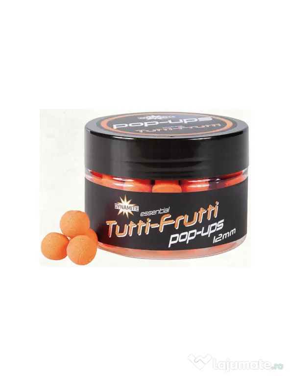 Pop-Up Dynamite Baits N-Ticers, Fluro, Tutti Frutti, 12mm
