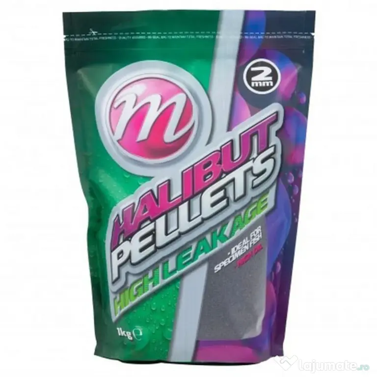 Pelete Mainline Activated Halibut Pellets, 2mm, 1kg