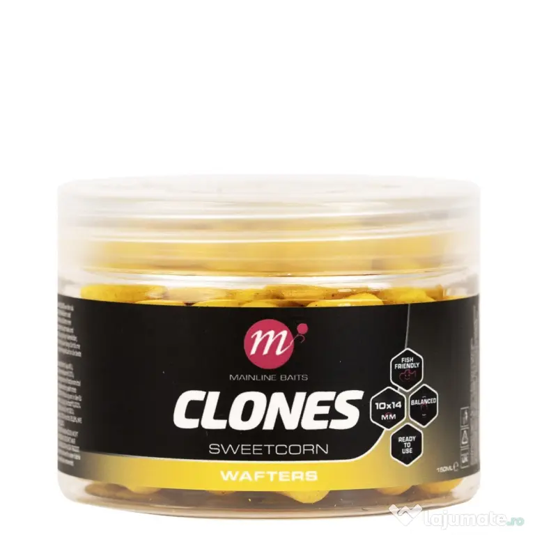 Wafters Dumbell Mainline Clones Sweetcorn 10/14mm