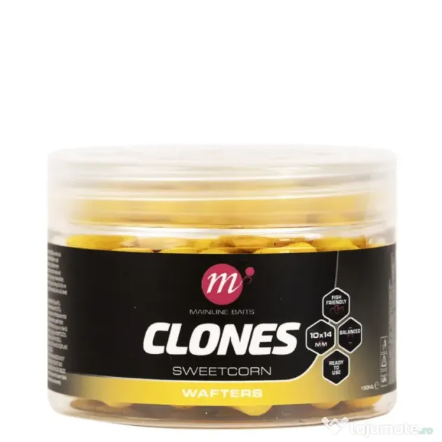 Wafters Dumbell Mainline Clones Sweetcorn 10/14mm