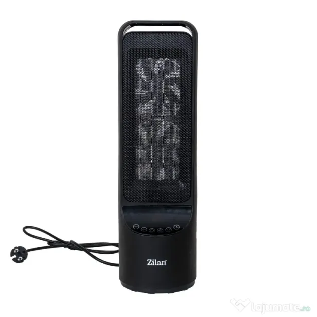Aeroterma ceramica turn, putere 2000W, timer 12H, 2 trepte de viteza, cu telecomanda / ZLN 2052