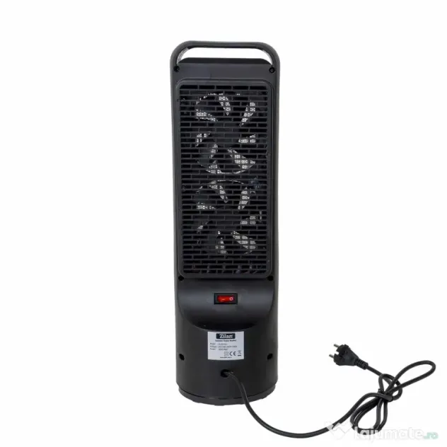 Aeroterma ceramica turn, putere 2000W, timer 12H, 2 trepte de viteza, cu telecomanda / ZLN 2052