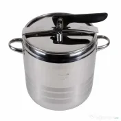 Oala sub presiune, inox cu capac, 14L / ZLN 6232 