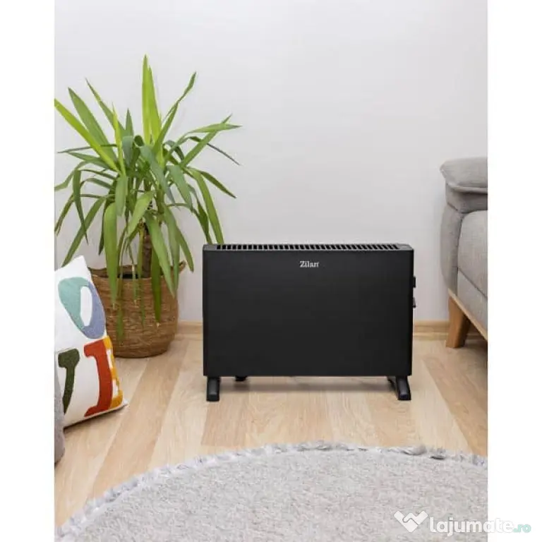 Convector electric, 2 trepte de viteza 1250W-2000W, termostat reglabil, protectie la supraincalzire ZILAN / ZLN2044