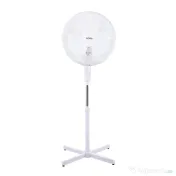 Ventilator cu picior, 40W, funcționare silențioasă, înălțime reglabilă 98–130 cm, oscilație 90°, alb FLORIA / ZLN1180 
