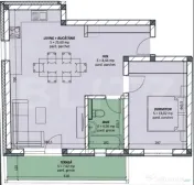 Apartament 2 camere, 51 mp, zona de Nord, pret cu Tva inclus 