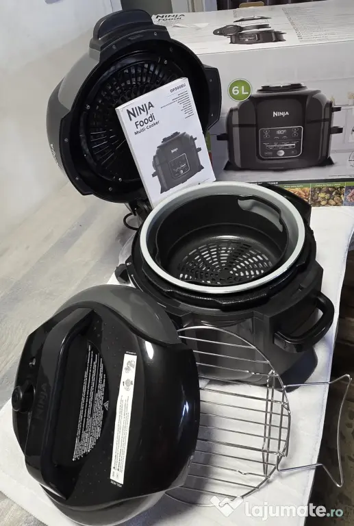 Ninja Foodi OP300EU, 6 L, multicooker 7 în 1, cu accesorii