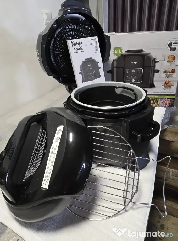 Ninja Foodi OP300EU, 6 L, multicooker 7 în 1, cu accesorii