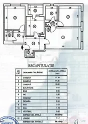 3 camere, et 1/8, 68 mp, bloc 1980-Apusului