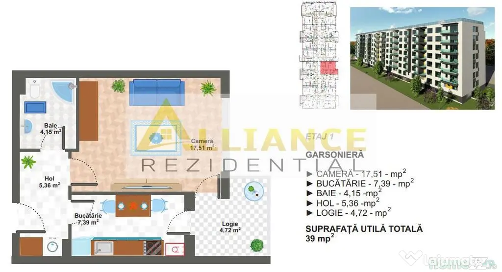METALURGIEI-DRUMUL BINELUI || Garsoniera decomandata - Bucuresti (Bucuresti-Ilfov)