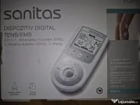 SANITAS SEM44 - TENS, EMS, Electrostimulare, masaj - Nou sigilat 3 ani garantie 