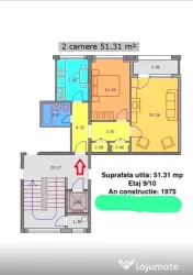 DECOMANDAT 2 camere de vanzare – Tineretului | Fara comision
