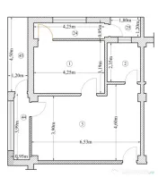Apartament 2 camere open space Preajba - 0% comision la cump 