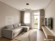 Apartament 2 camere, 46 mp, curte 24 mp, zona Florilor 