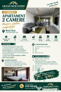 Oportunitate : Apartament 2 Camere | 50 MP | Balcon 10 MP | 